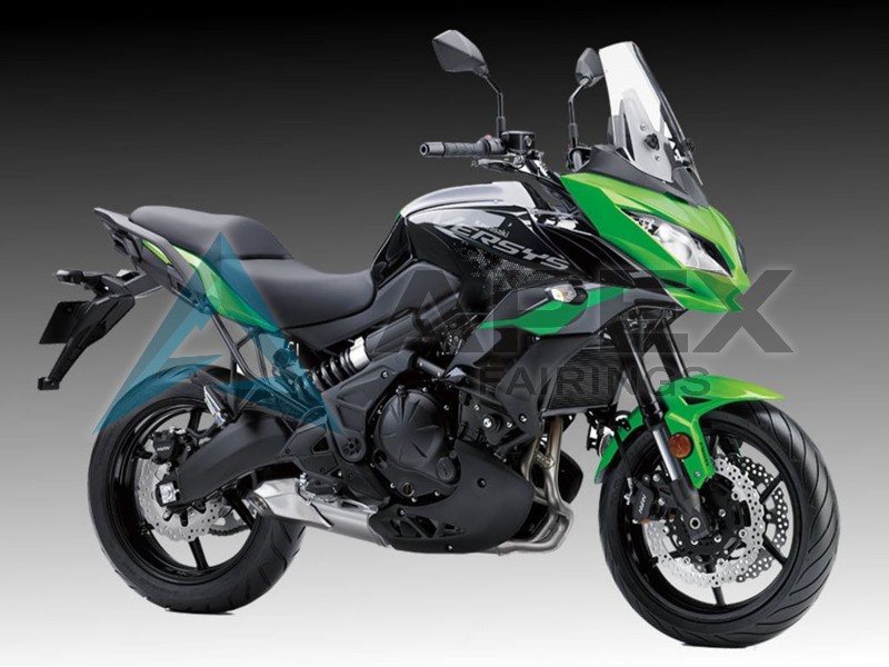 Grey Red Black  Versys - Kawasaki Versys650 (2022-2025) ABS Fairings | Apex Fairings