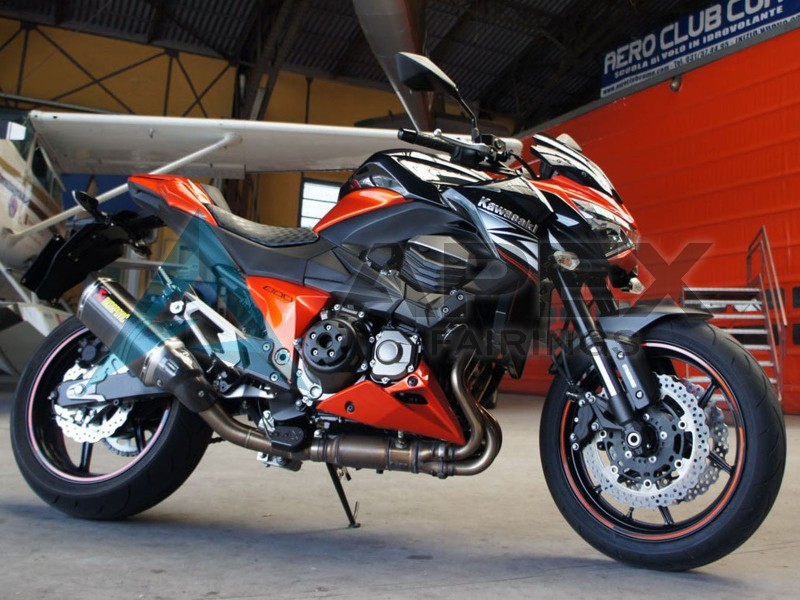 Red White Orange Black - Kawasaki Z1000 (2014-2016) ABS Fairings | Apex Fairings