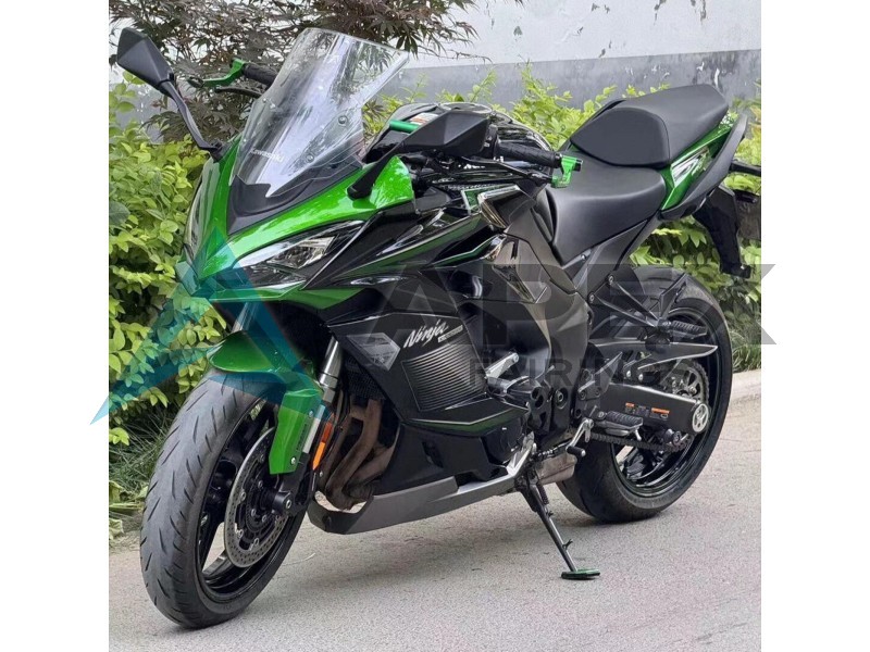 Black Grey Green - Kawasaki Z1000SX (2020-2026) ABS Fairings | Apex Fairings