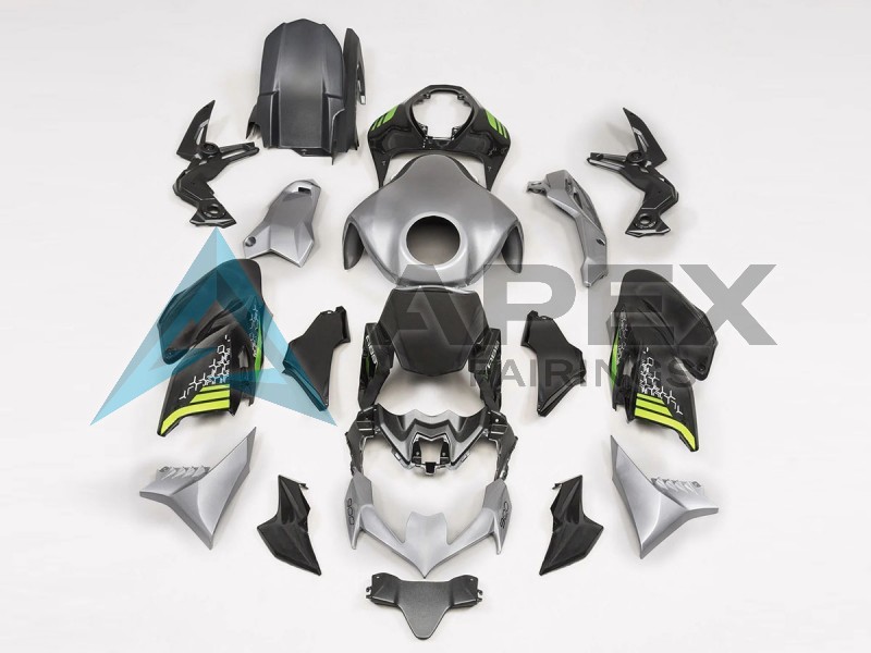 Black Silver - Kawasaki Z900 (2020-2024) ABS Fairings | Apex Fairings