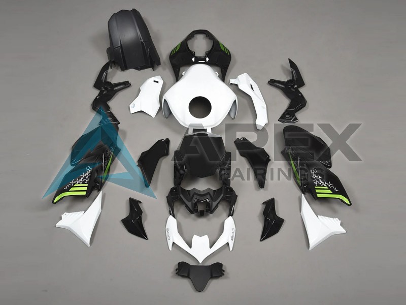 Black White - Kawasaki Z900 (2020-2024) ABS Fairings | Apex Fairings