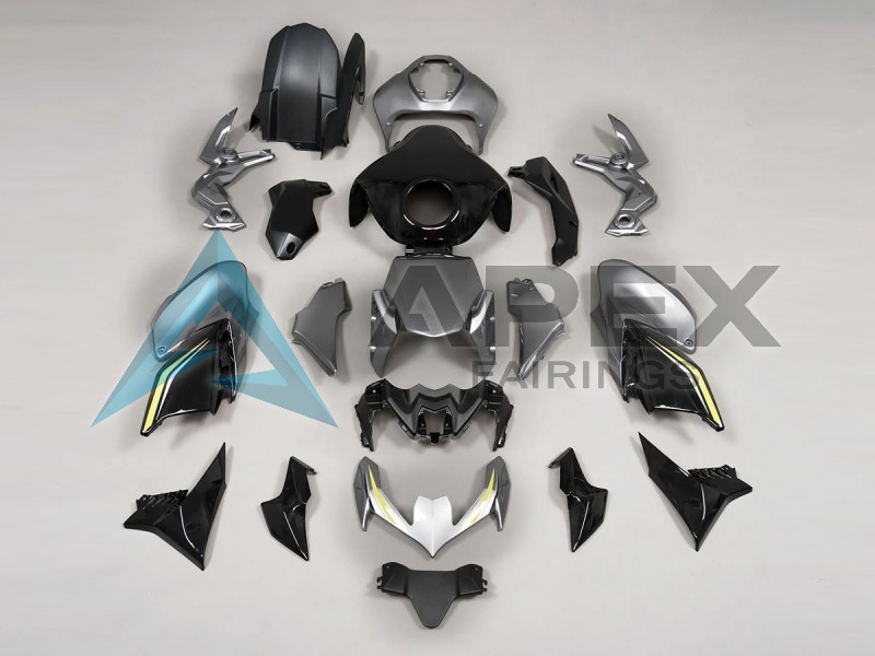 Gray Black - Kawasaki Z900 (2020-2024) ABS Fairings | Apex Fairings