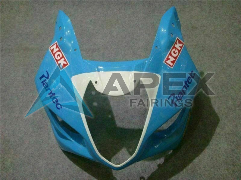 Blue White Yellow Rizla - Suzuki GSX-R1000 (2003-2004) ABS Fairings | Apex Fairings — view 4
