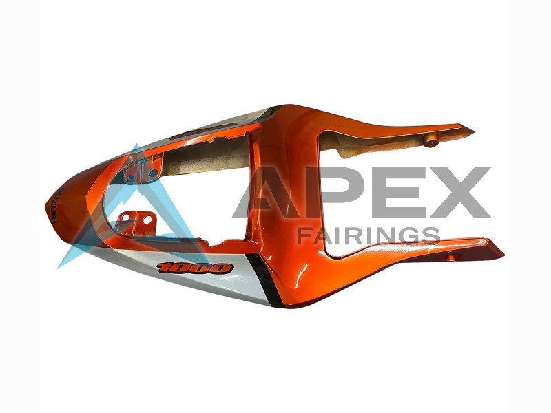 Burnt Orange Glossy Black - Suzuki GSX-R1000 (2003-2004) ABS Fairings | Apex Fairings — view 4