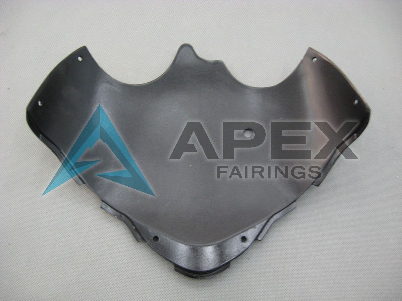 Glossy Black White Grey Red - Suzuki GSX-R1000 (2003-2004) ABS Fairings | Apex Fairings — view 2