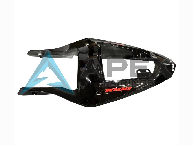 Glossy Black White Red Decals - Suzuki GSX-R1000 (2003-2004) ABS Fairings | Apex Fairings — view 4