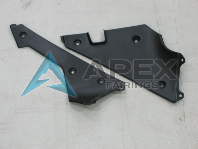 Matte Glossy Black - Suzuki GSX-R1000 (2003-2004) ABS Fairings | Apex Fairings — view 2