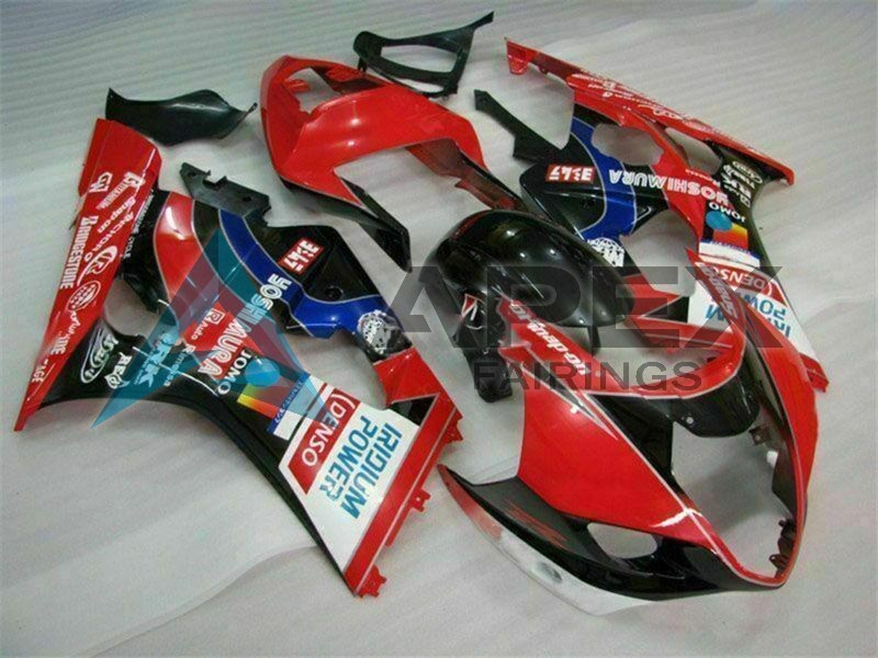 Red Black Blue Yoshimura - Suzuki GSX-R1000 (2003-2004) ABS Fairings | Apex Fairings — view 2