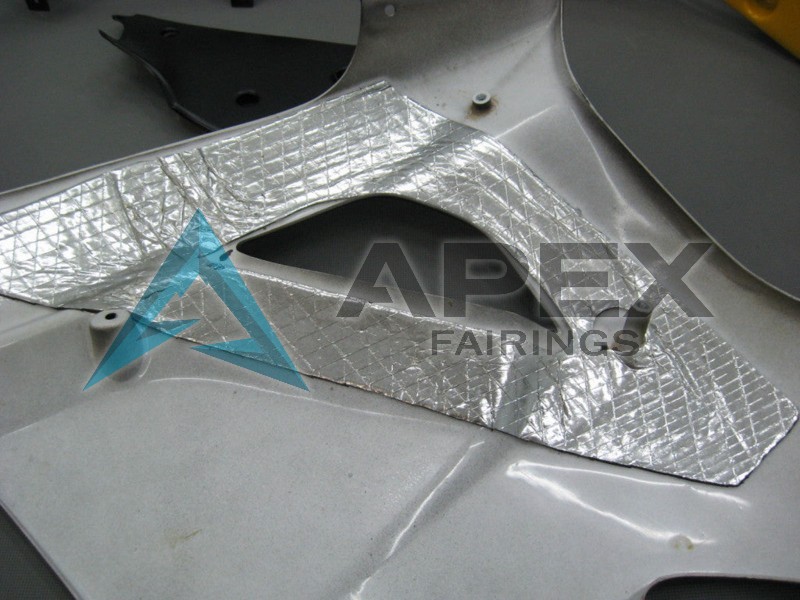 Red Yellow Blue Green Black JOMO - Suzuki GSX-R1000 (2003-2004) ABS Fairings | Apex Fairings — view 4