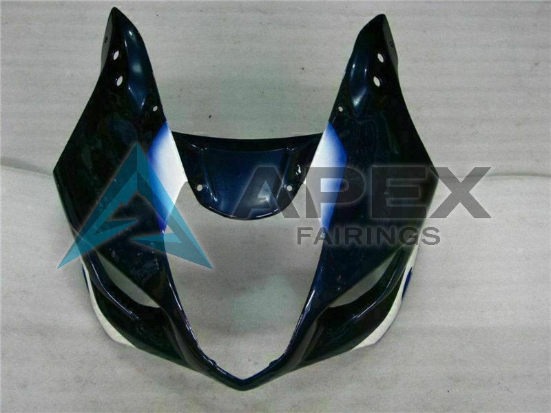 White Blue Glossy Black Red - Suzuki GSX-R1000 (2003-2004) ABS Fairings | Apex Fairings — view 4