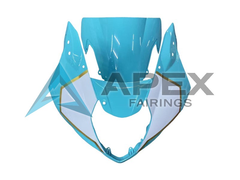 White Light Blue Gold - Suzuki GSX-R1000 (2003-2004) ABS Fairings | Apex Fairings — view 2