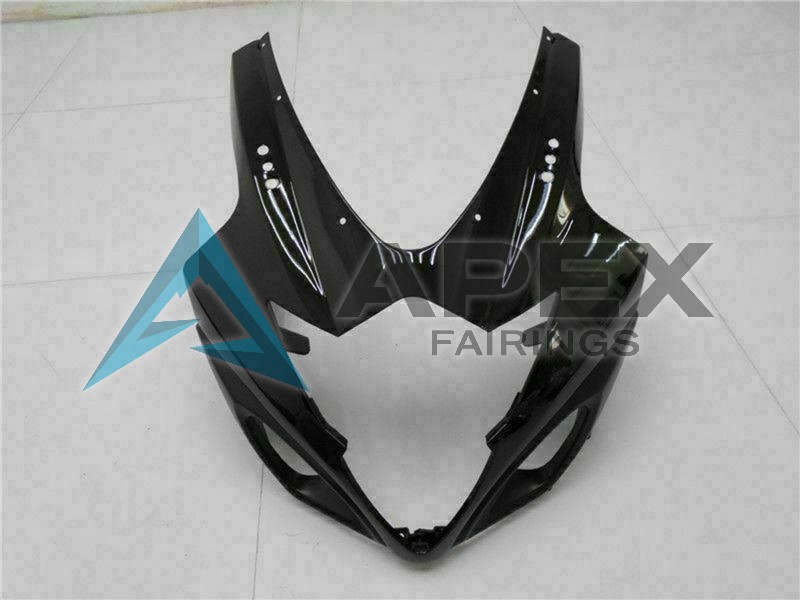 Glossy Black - Suzuki GSX-R1000 (2005-2006) ABS Fairings | Apex Fairings — view 4