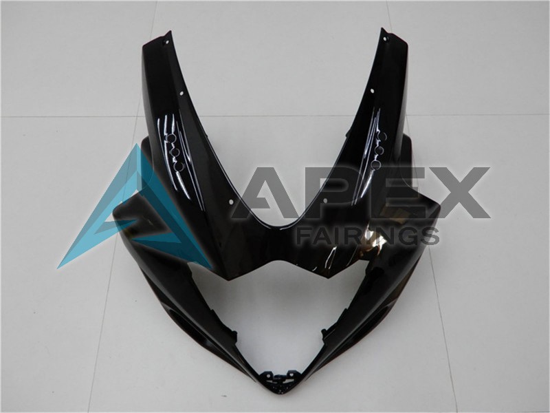 Glossy Black - Suzuki GSX-R1000 (2005-2006) ABS Fairings | Apex Fairings — view 4