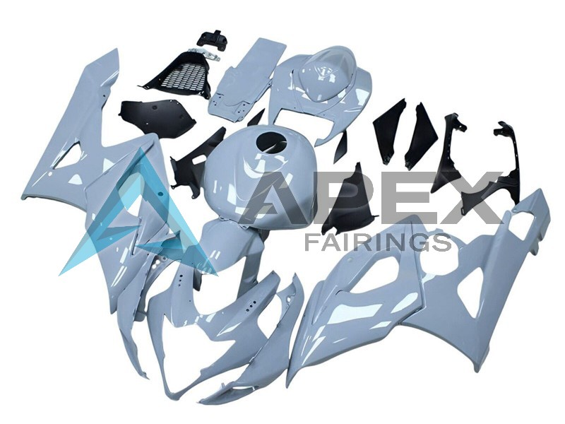 Nardo Grey - Suzuki GSX-R1000 (2005-2006) ABS Fairings | Apex Fairings — view 3