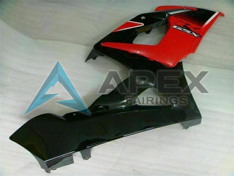 Red Glossy Black Matte Black - Suzuki GSX-R1000 (2005-2006) ABS Fairings | Apex Fairings — view 4