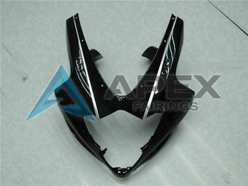 White Blue Glossy Black - Suzuki GSX-R1000 (2005-2006) ABS Fairings | Apex Fairings — view 4