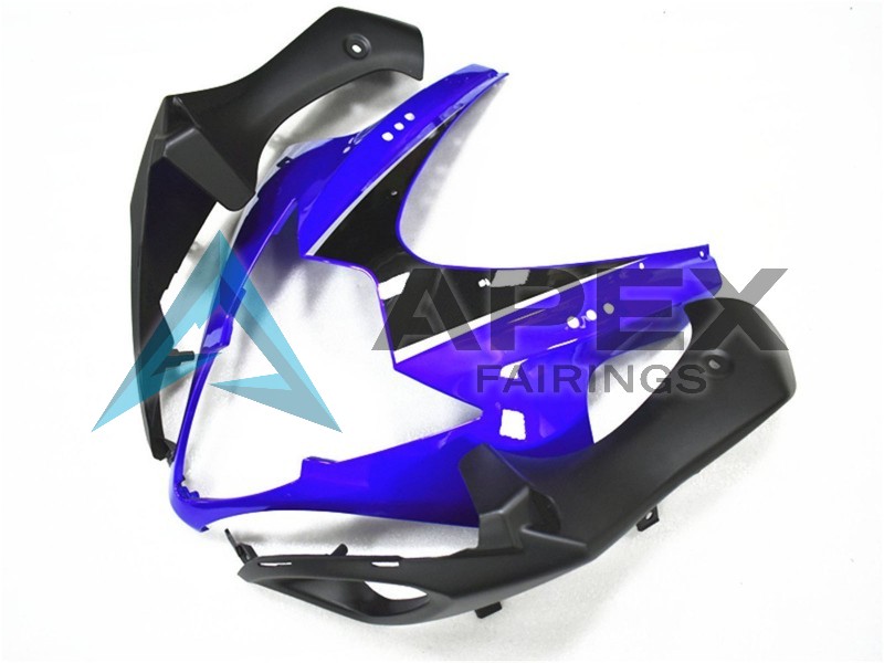 Blue Black - Suzuki GSX-R1000 (2005-2006) ABS Fairings | Apex Fairings — view 4