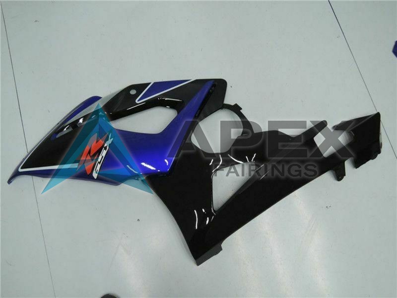 Blue Black - Suzuki GSX-R1000 (2005-2006) ABS Fairings | Apex Fairings — view 3