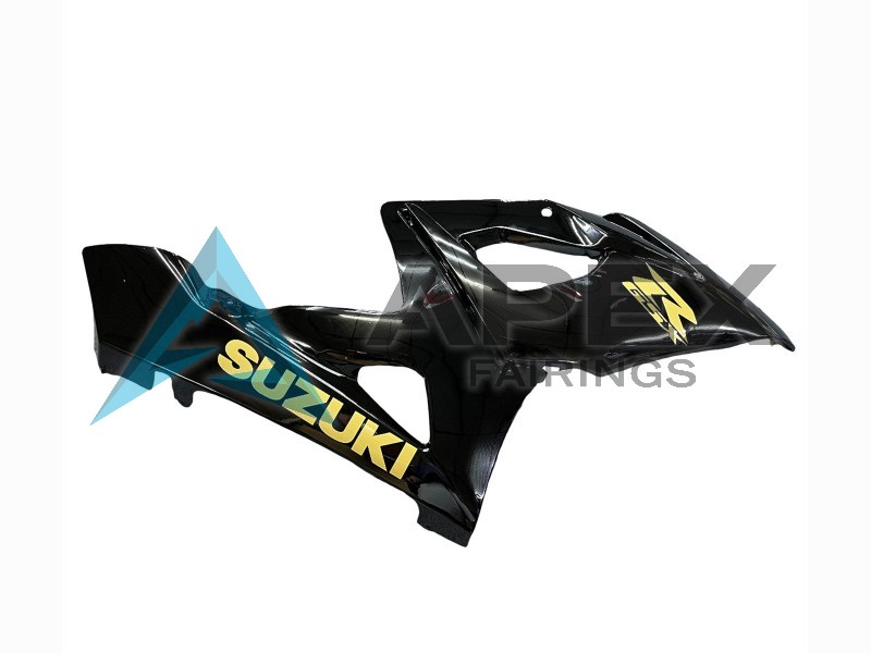 Glossy Black Gold Decal - Suzuki GSX-R1000 (2005-2006) ABS Fairings | Apex Fairings — view 2