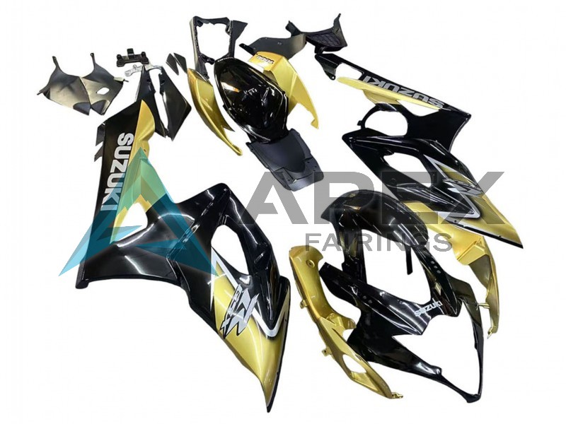 Black Gold - Suzuki GSX-R1000 (2005-2006) ABS Fairings | Apex Fairings — view 2