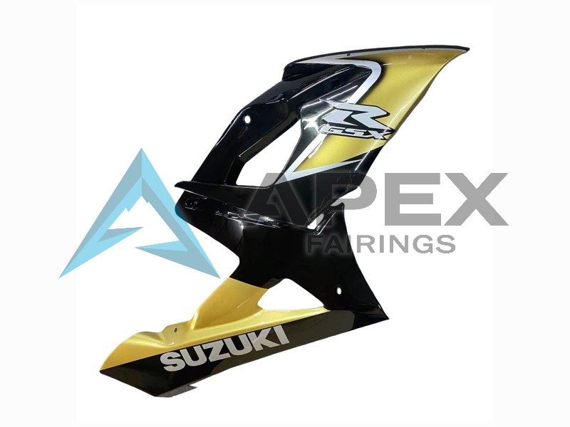 Black Gold - Suzuki GSX-R1000 (2005-2006) ABS Fairings | Apex Fairings — view 3
