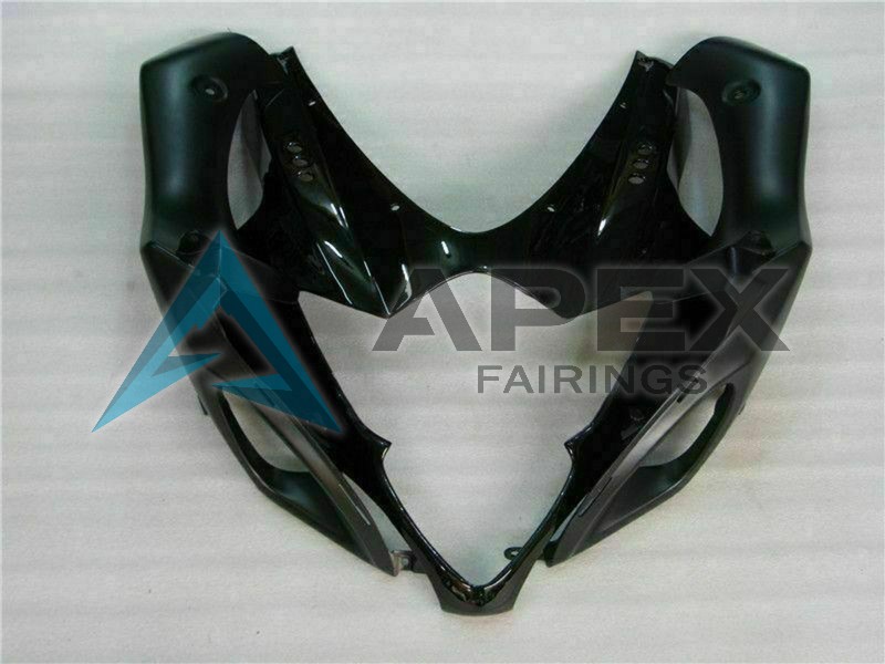 Glossy Black Matte Black Red - Suzuki GSX-R1000 (2005-2006) ABS Fairings | Apex Fairings — view 4