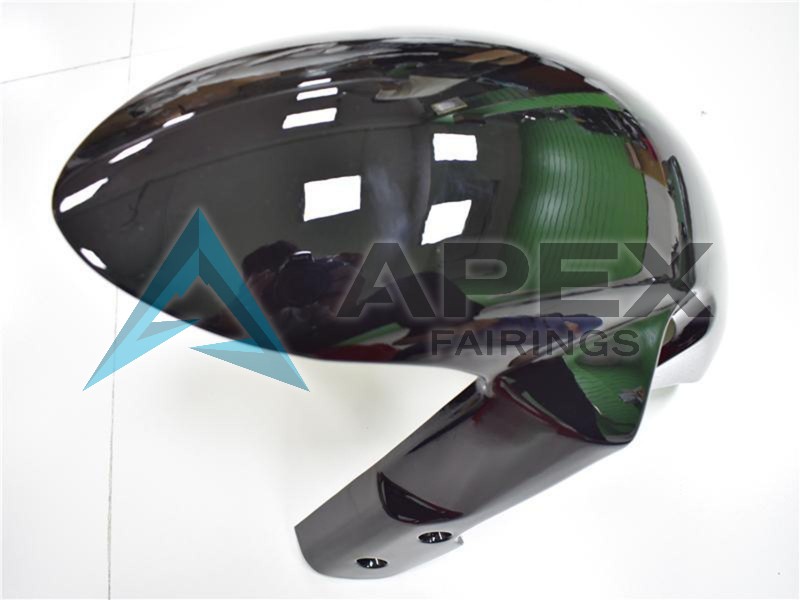 Glossy Black Silver - Suzuki GSX-R1000 (2005-2006) ABS Fairings | Apex Fairings — view 4