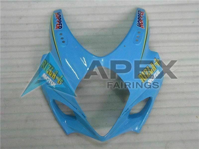 Blue Gold Black Rizla - Suzuki GSX-R1000 (2007-2008) ABS Fairings | Apex Fairings — view 4