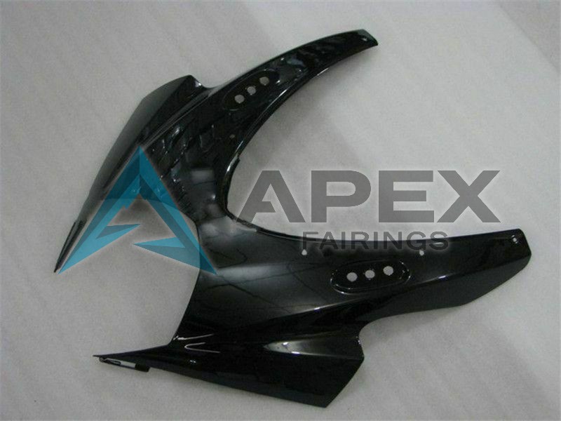 Glossy Black Matte Black Red - Suzuki GSX-R1000 (2007-2008) ABS Fairings | Apex Fairings — view 3