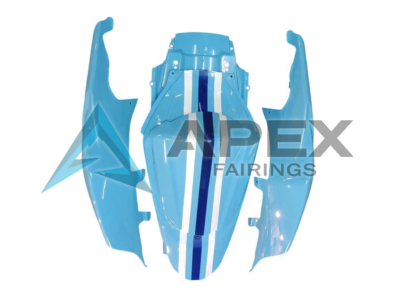 Light Blue Yellow Black Motul Rizla - Suzuki GSX-R1000 (2007-2008) ABS Fairings | Apex Fairings — view 4
