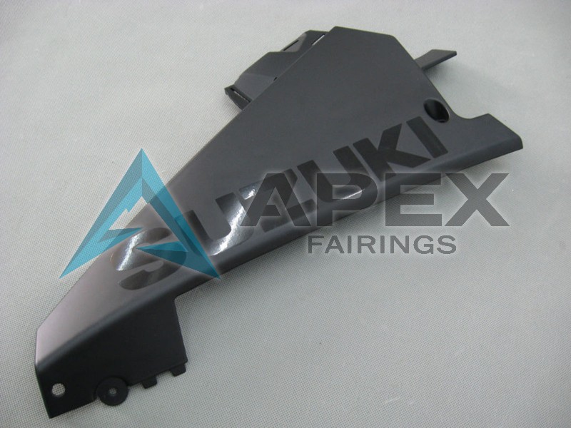 Matte Black Glossy Black - Suzuki GSX-R1000 (2007-2008) ABS Fairings | Apex Fairings — view 3