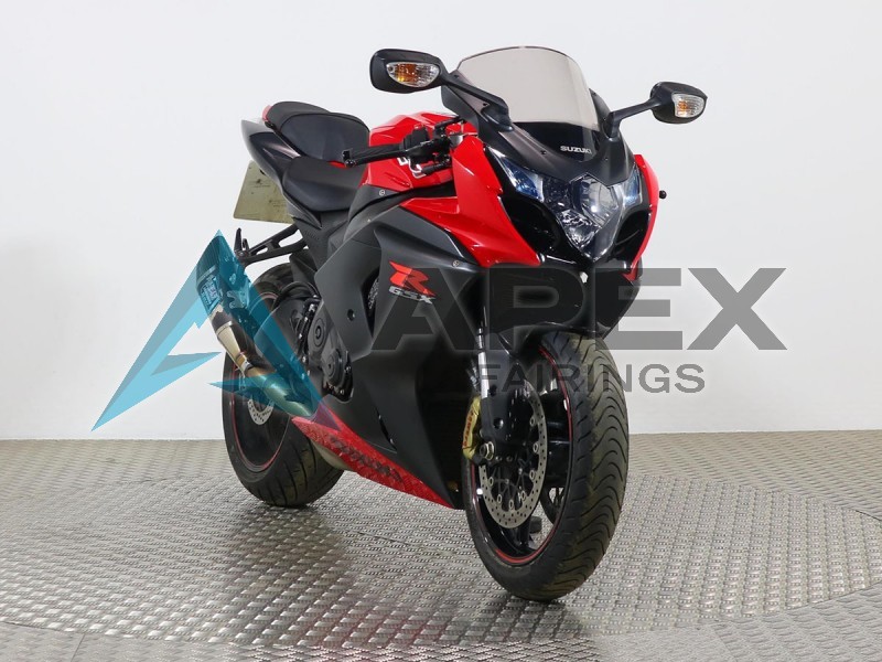 Red Black - Suzuki GSX-R1000 (2009-2016) ABS Fairings | Apex Fairings — view 3