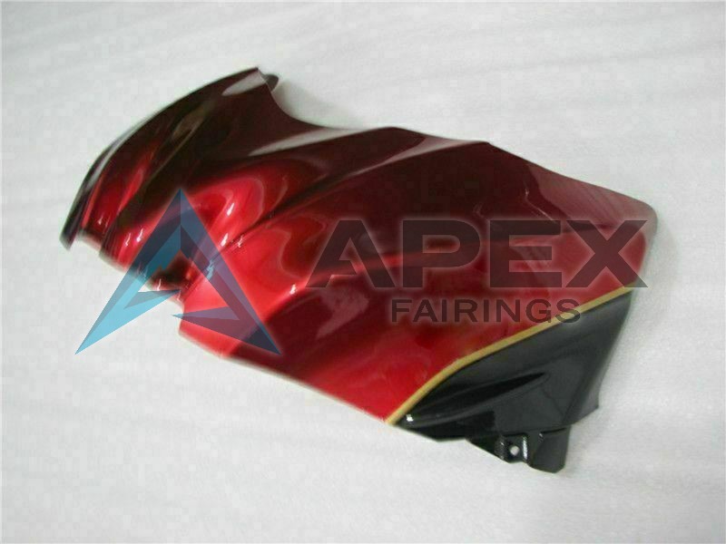 Red Glossy Black - Suzuki GSX-R1000 (2009-2016) ABS Fairings | Apex Fairings — view 3