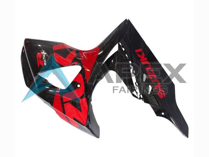 Glossy Black Red - Suzuki GSX-R1000 (2009-2016) ABS Fairings | Apex Fairings — view 4