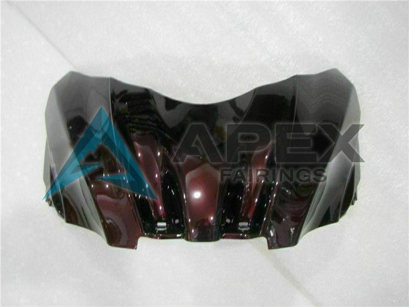 Glossy Black Silver White - Suzuki GSX-R1000 (2009-2016) ABS Fairings | Apex Fairings — view 4