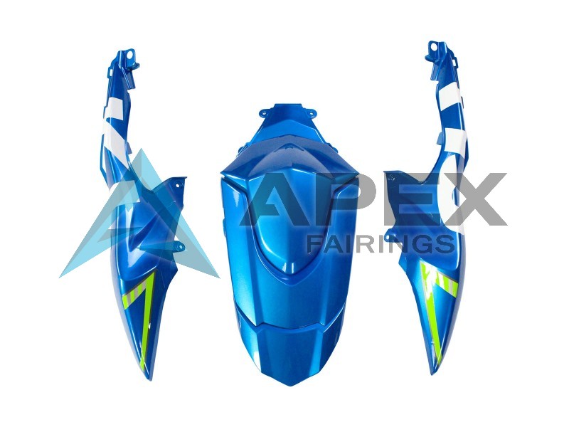 Light Blue Green Motul 29 Ecstar - Suzuki GSX-R1000 (2009-2016) ABS Fairings | Apex Fairings — view 4