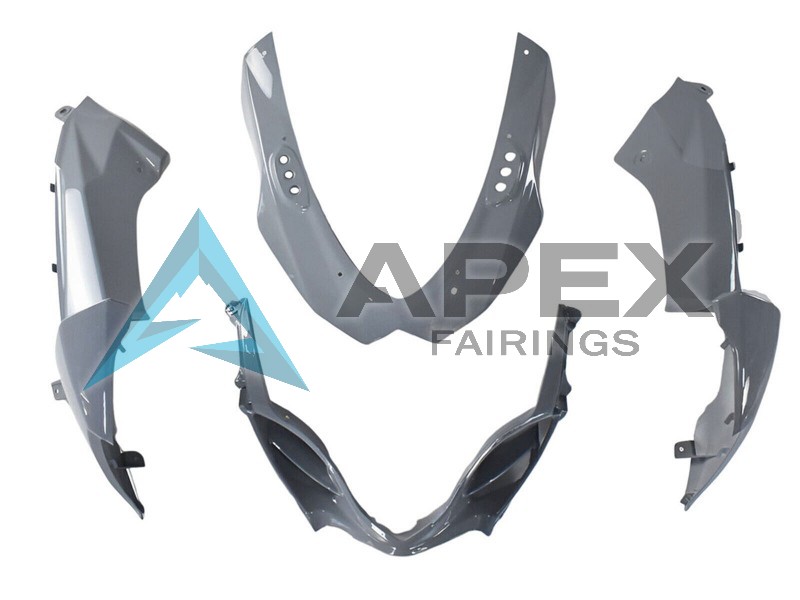 Nardo Grey Black - Suzuki GSX-R1000 (2009-2016) ABS Fairings | Apex Fairings — view 3