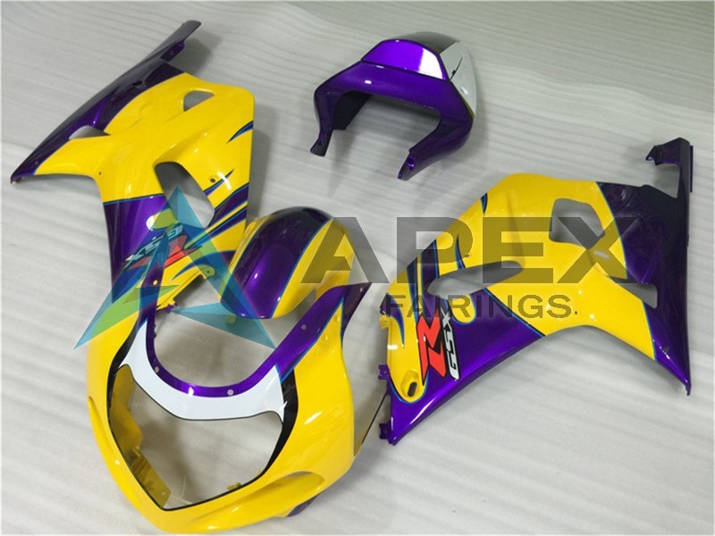 Yellow Purple - Suzuki GSX-R600 (2001-2003) ABS Fairings | Apex Fairings — view 3