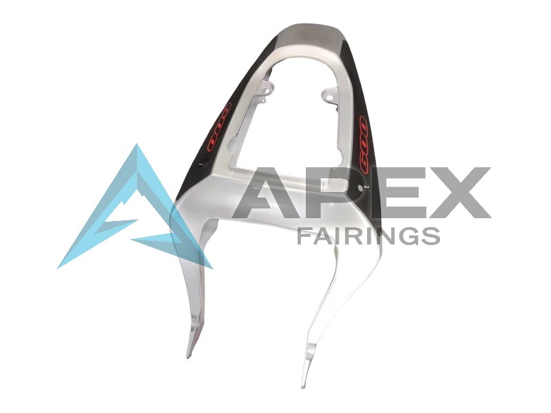 Red White Glossy Black - Suzuki GSX-R600 (2001-2003) ABS Fairings | Apex Fairings — view 4