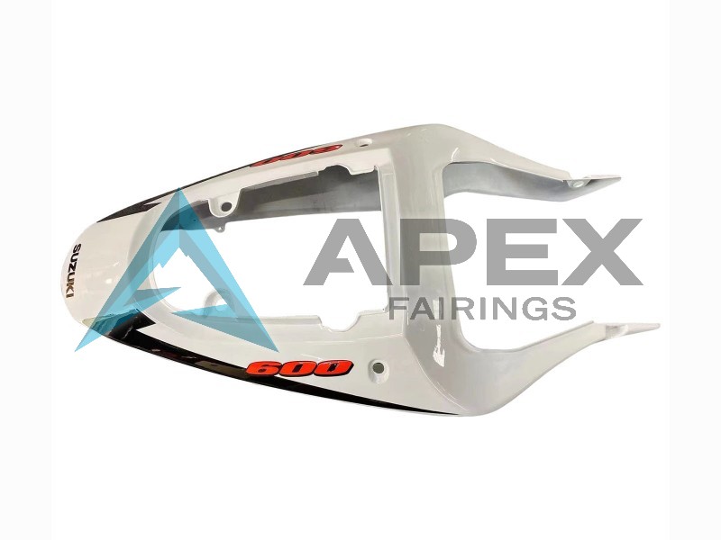 White Blue Glossy Black Red - Suzuki GSX-R600 (2001-2003) ABS Fairings | Apex Fairings — view 4