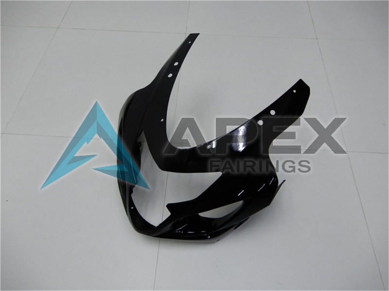Glossy Black - Suzuki GSX-R600 (2004-2005) ABS Fairings | Apex Fairings — view 4