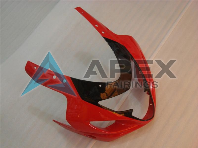 Red Black - Suzuki GSX-R600 (2004-2005) ABS Fairings | Apex Fairings — view 4