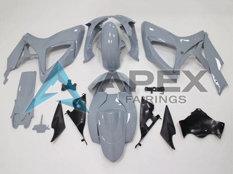 Nardo Grey - Suzuki GSX-R600 (2006-2007) ABS Fairings | Apex Fairings — view 2