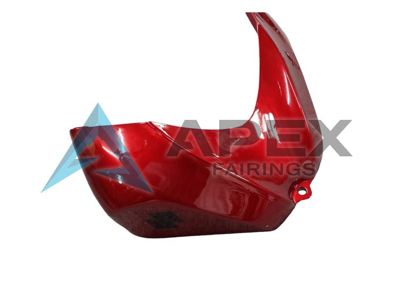 Red Black - Suzuki GSX-R600 (2006-2007) ABS Fairings | Apex Fairings — view 4