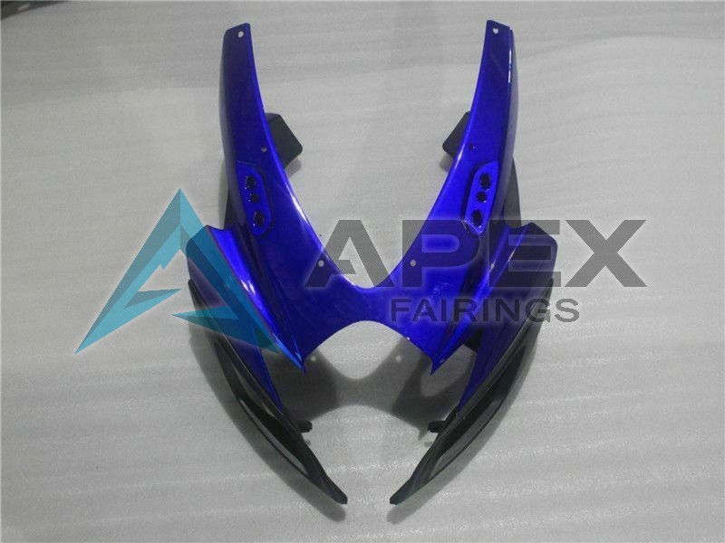 White Blue Black Red - Suzuki GSX-R600 (2006-2007) ABS Fairings | Apex Fairings — view 4