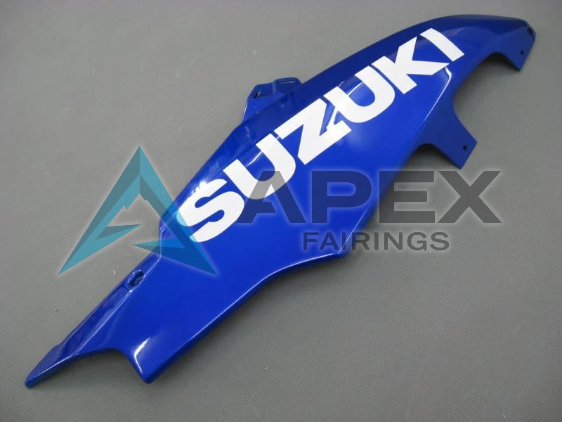 White Blue Red - Suzuki GSX-R600 (2008-2010) ABS Fairings | Apex Fairings — view 2