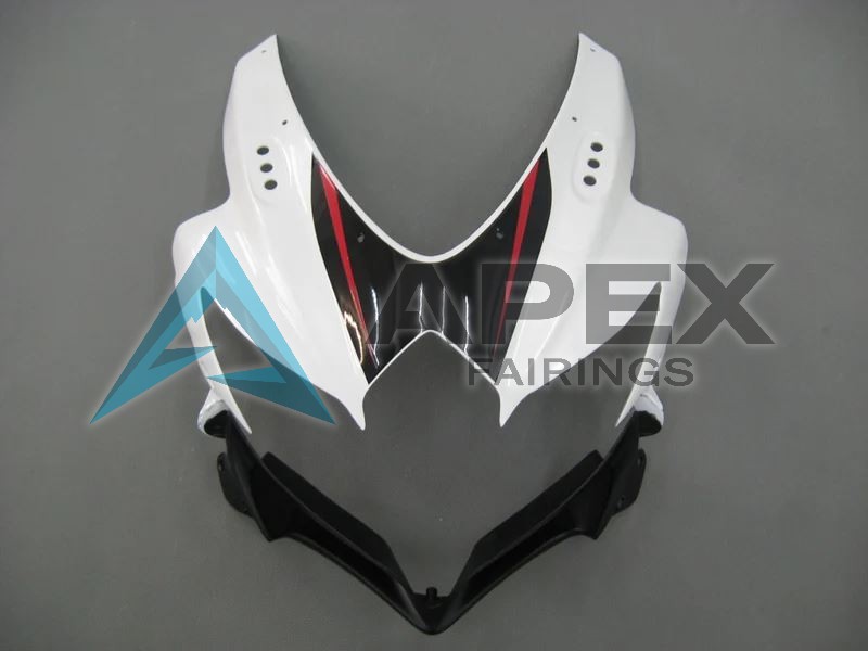 White Blue Red - Suzuki GSX-R600 (2008-2010) ABS Fairings | Apex Fairings — view 3