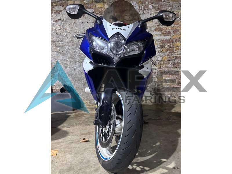White Blue Red - Suzuki GSX-R600 (2008-2010) ABS Fairings | Apex Fairings — view 2