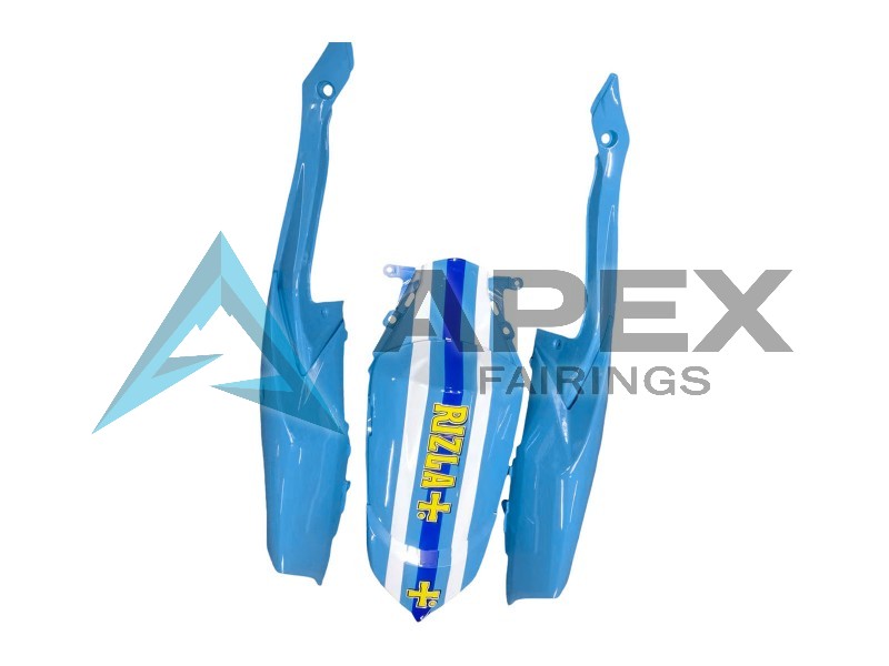 Blue Yellow Rizla - Suzuki GSX-R600 (2008-2010) ABS Fairings | Apex Fairings — view 3
