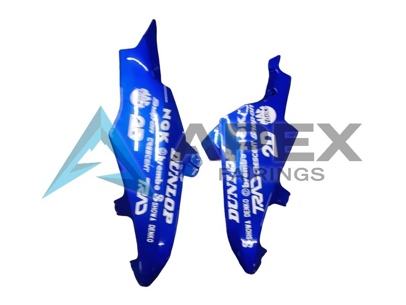 Blue Yellow Rizla - Suzuki GSX-R600 (2008-2010) ABS Fairings | Apex Fairings — view 4